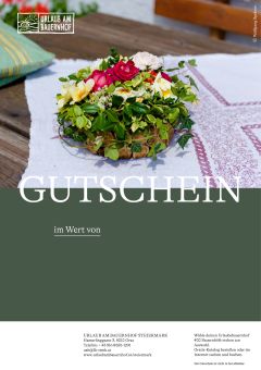 Motiv Blumen auf Tisch